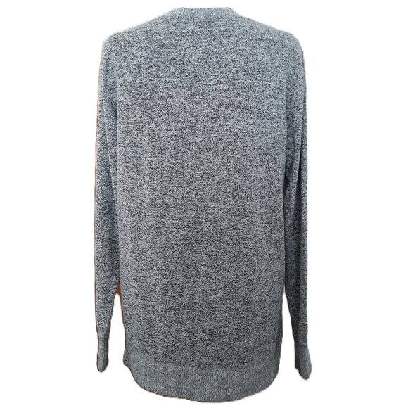 Lucky Brand Cloud V-Neck Knit Long Sleeve Sweater Oversized - Picture 5 of 8